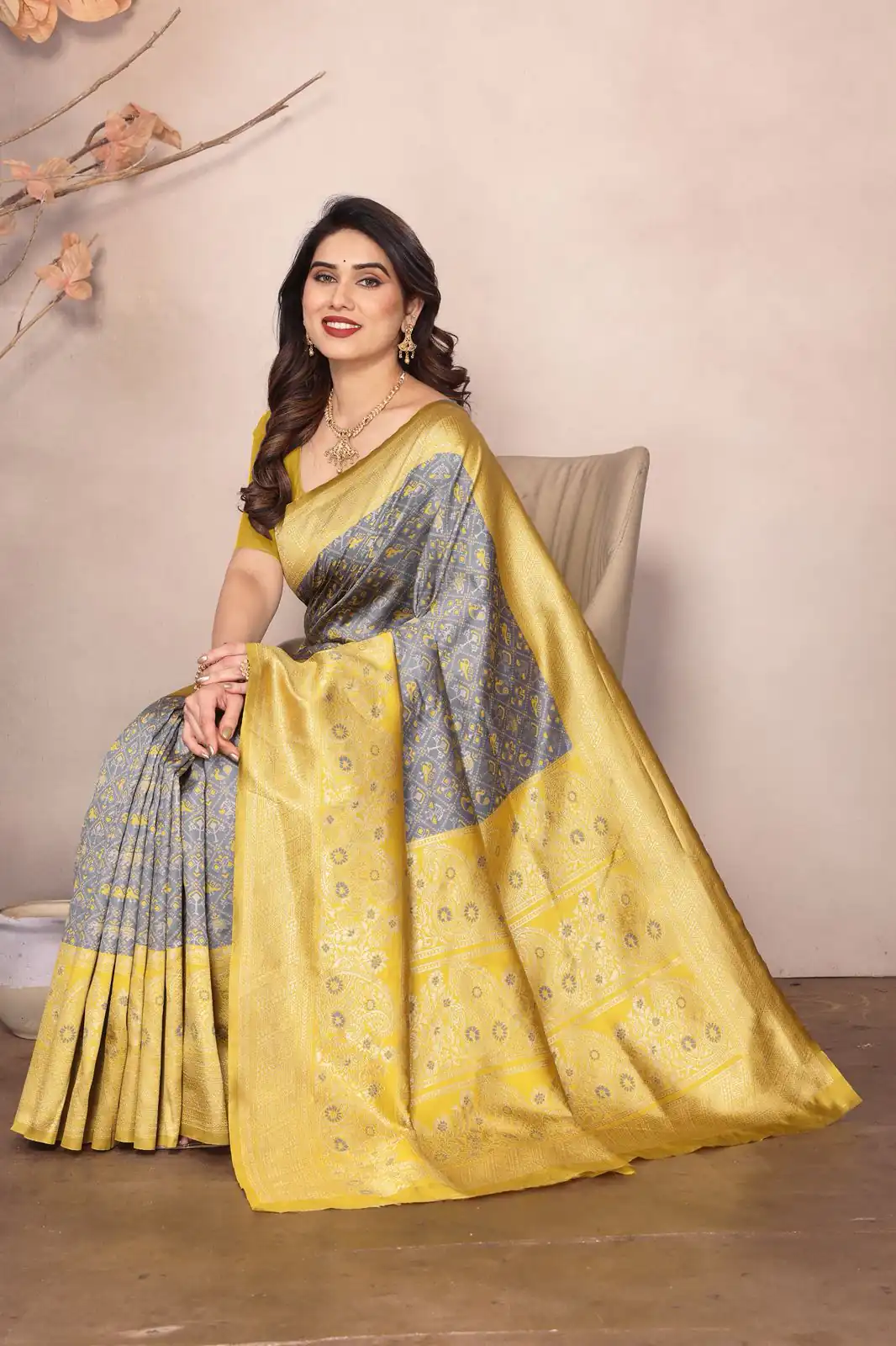 KPR 216 Grey in Soft Lichi Silk Lace Border & Lace Work Saree . Exclusive Offer ₹1449. Delivery 4-6 Working Days. Shop now. | Sarees, Bollywood Sarees, Creative Sarees, Designer Sarees, Embroidered Sarees, Ethnic Saree, Modern Digital sarees, Party Wear Sarees