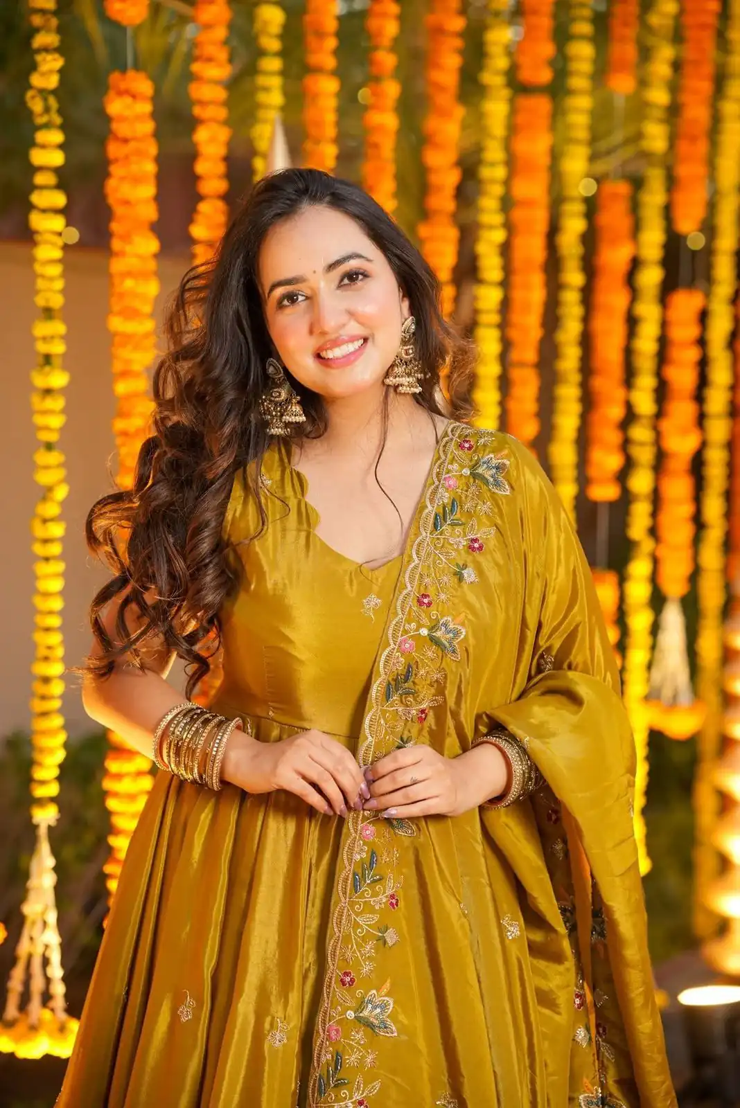 NF 1264 Mastered Natural Crap Silk Anarkali Suit with Embroidery Work. Available at ₹3049 only. Delivery 4-6 Working Days. Shop now. | Anarkali Suits, Bollywood Anarkali, Creative-Anarkali, Designer Anarkali, Embroidered Anarkali, Party Wear Anarkali