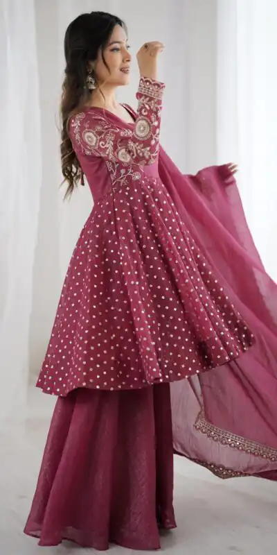 ZSR 3134 Onion Crunchy Silk Salwar Suit Perfect for Wedding, Party, Sangeet, Anniversary, Housewarming Introductory Price ₹2399. Delivery 4-6 | Jump Suits, Salwar suit, Casual Suits, Creative suits, Designer Suits, Palazzo Suits, Party Wear Suits, Patiala Suits, Straight Suits