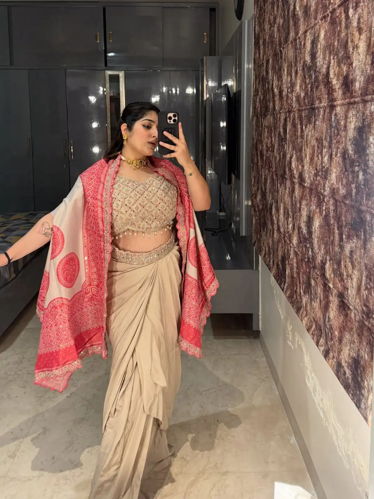 ₹2599 | BB 53 Peach Crap Silk Dhoti Suit. Perfect for Wedding, Party, Anniversary, Holi, Temple Visit – Available at ₹2599 only. Delivery 4-6 Working Days. | Jump Suits, Salwar suit, Casual Suits, Creative suits, Designer Suits, Palazzo Suits, Party Wear Suits, Patiala Suits, Straight Suits