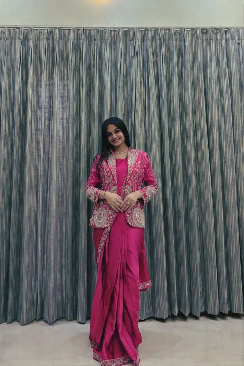 BB 49 Pink in Rangoli Silk Embroidery Work Saree . Wedding, Party, Festive, Events, Get it for ₹2099. Delivery 4-6 Working Days. Shop now. | Sarees, Bollywood Sarees, Creative Sarees, Designer Sarees, Embroidered Sarees, Ethnic Saree, Modern Digital sarees, Party Wear Sarees