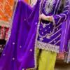 ND 5033 Purple Chinon Silk Salwar Suit with Embroidery Work & Lace Work. Affordable Price ₹2149. Delivery 4-6 Working Days. Shop now. | Jump Suits, Salwar suit, Casual Suits, Creative suits, Designer Suits, Palazzo Suits, Party Wear Suits, Patiala Suits, Straight Suits