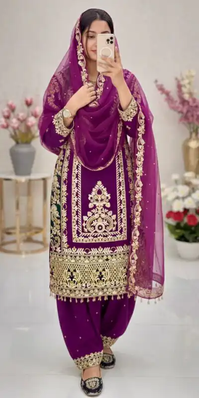₹2099 | KF 1716 Purple in Color Faux Georgette Embroidery Work Salwar Suit . Exclusive Offer ₹2099. Delivery 4-6 Working Days. Shop now. | Jump Suits, Tops & Bottoms, Track Suits, Salwar suit, Casual Suits, Creative suits, Designer Suits, Palazzo Suits, Party Wear Suits, Patiala Suits, Straight Suits, Trendy Wear