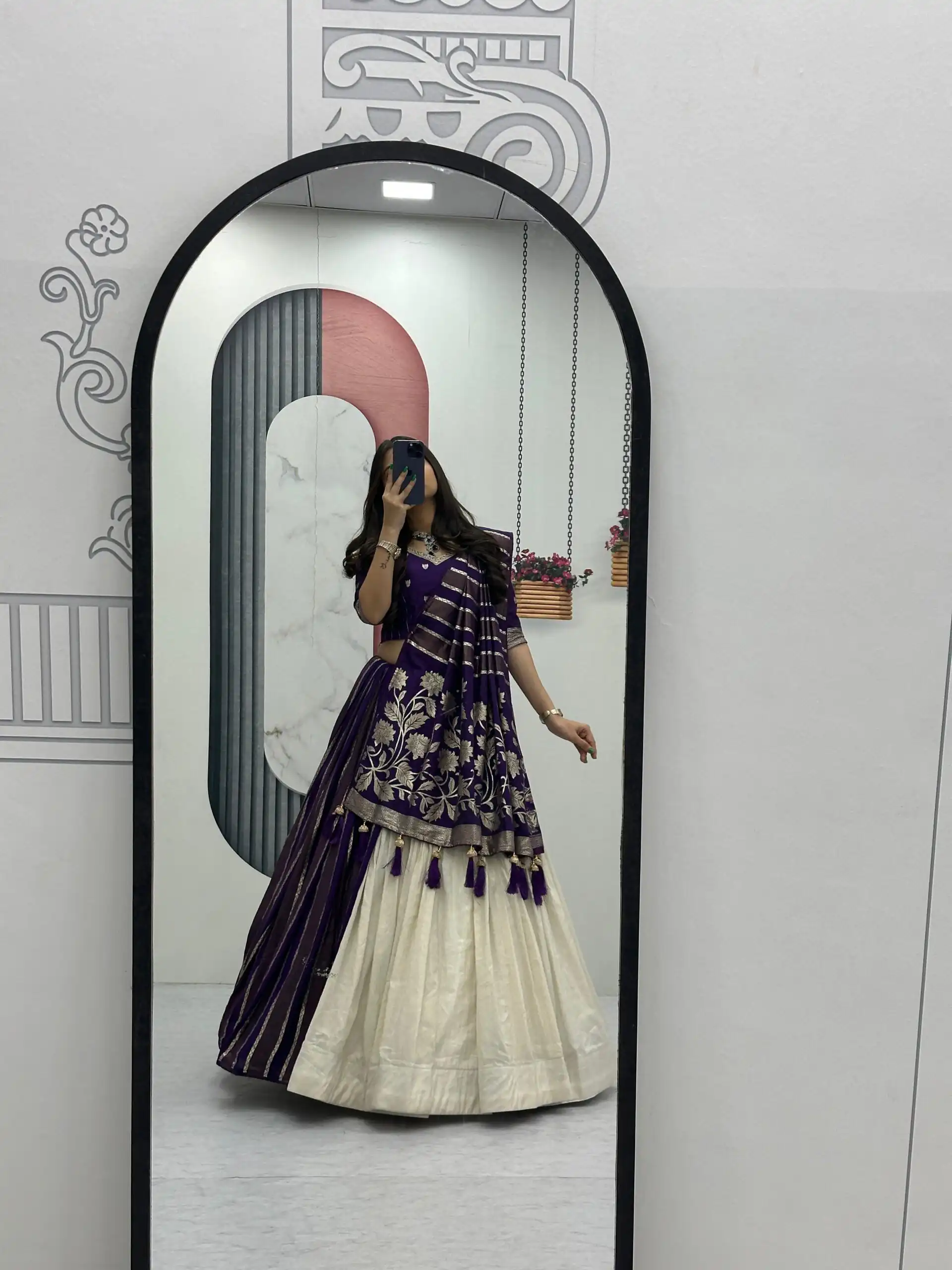 PC 560 Purple in Jacquard Silk Designer Work Lehenga Choli . Introductory Price ₹3249. Delivery 4-6 Working Days. Shop now. | Lehenga, Bollywood Lehenga, Creative Lehenga, Designer Lehenga, Embroidered Lehenga, Party Wear Lehenga