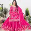 ₹2149 | ND 5033 Rani Pink Chinon Silk Salwar Suit with Embroidery Work & Lace Work. Affordable Price ₹2149. Delivery 4-6 Working Days. Shop now. | Jump Suits, Salwar suit, Casual Suits, Creative suits, Designer Suits, Palazzo Suits, Party Wear Suits, Patiala Suits, Straight Suits