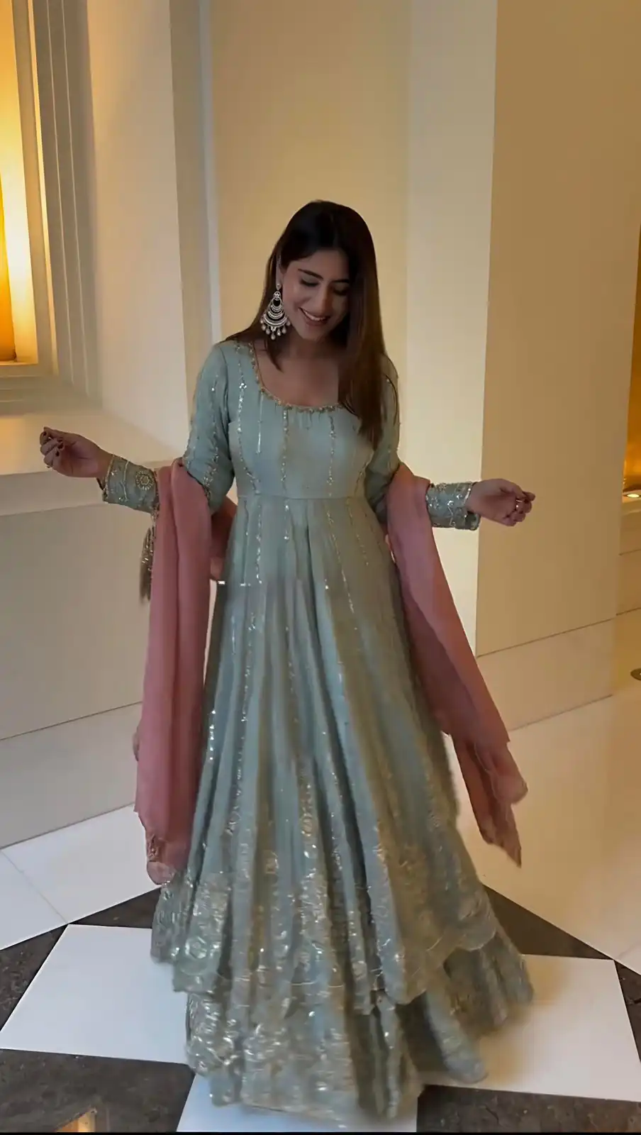 SR 1677 Sky Blue Star Georgette Lehenga Choli with Embroidery Work. Get it for ₹2399. Delivery 4-6 Working Days. Shop now. | Lehenga, Bollywood Lehenga, Creative Lehenga, Designer Lehenga, Embroidered Lehenga, Party Wear Lehenga