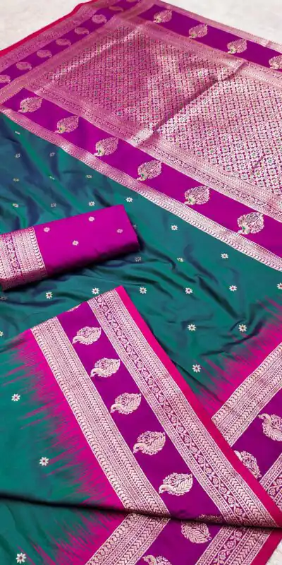 MB 188 Teal in Banarasi Silk Zari Work & Lace Work Saree .Wedding, Party, Festive, Events, Now at just ₹2049. Delivery 4-6 Working Days. Shop now. | Sarees, Bollywood Sarees, Creative Sarees, Designer Sarees, Embroidered Sarees, Ethnic Saree, Modern Digital sarees, Party Wear Sarees