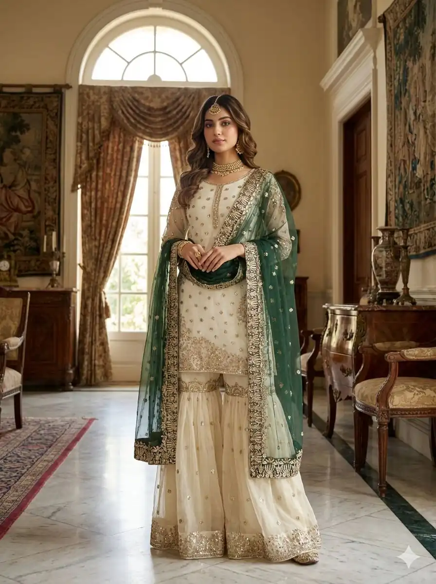 JF 041 Green Fendy Silk Salwar Suitwith Embroidery Work & Lace Work. Now at just ₹2149. Delivery 4-6 Working Days. Shop now. | Jump Suits, Salwar suit, Casual Suits, Creative suits, Designer Suits, Palazzo Suits, Party Wear Suits, Patiala Suits, Straight Suits