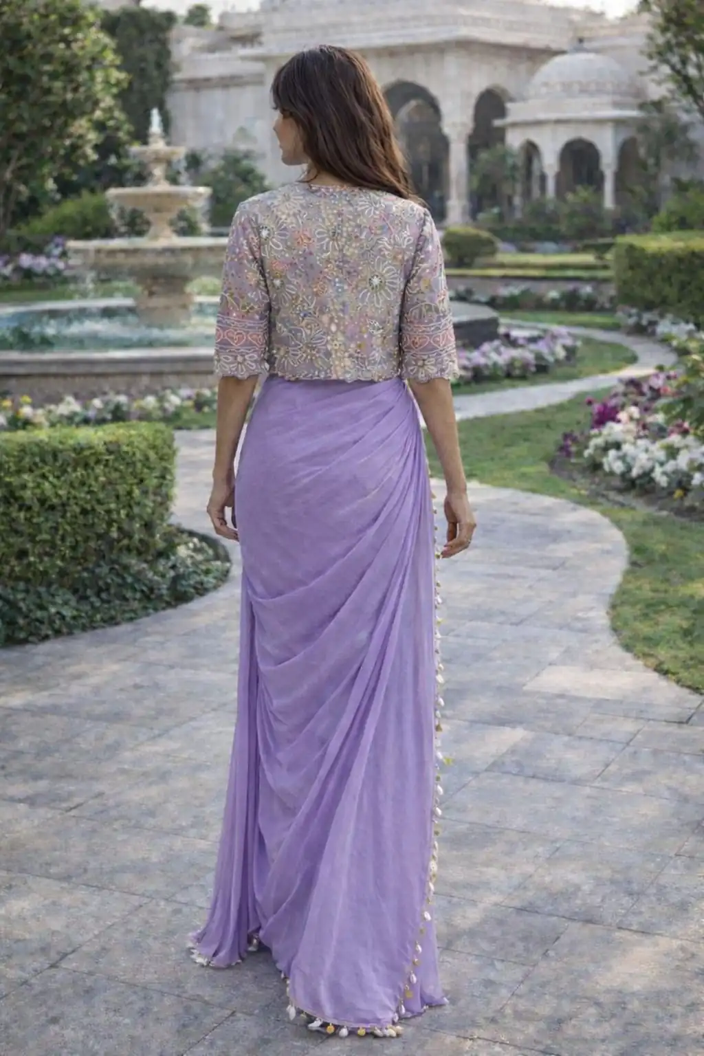 BB 59 Lavender Crep Silk Saree. Perfect for Wedding, Party, Pongal, Reception, Housewarming – Introductory Price ₹2399. Delivery 4-6 Working | Sarees, Bollywood Sarees, Creative Sarees, Designer Sarees, Embroidered Sarees, Ethnic Saree, Modern Digital sarees, Party Wear Sarees