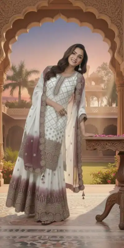 AD 223 Pink Dual Tone Star Georgette Salwar Suit with Embroidery Work. Get it for ₹2399. Delivery 4-6 Working Days. Shop now. | Jump Suits, Salwar suit, Casual Suits, Creative suits, Designer Suits, Palazzo Suits, Party Wear Suits, Patiala Suits, Straight Suits