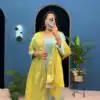 Sky Blue Zimmy Silk Sequence Work Salwar Suit