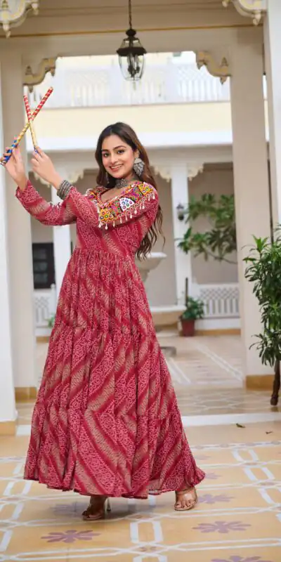 Ram 109 Red Color Faux Georgette Gown with Mirror Work. Wedding, Party, Festive, Events Get it for ₹1999. Delivery 4-6 Working Days.Online Shop now. | Gowns, Bollywood Gowns, Creative Gowns, Designer Gowns, Embroidered Gowns, Party Wear Gowns