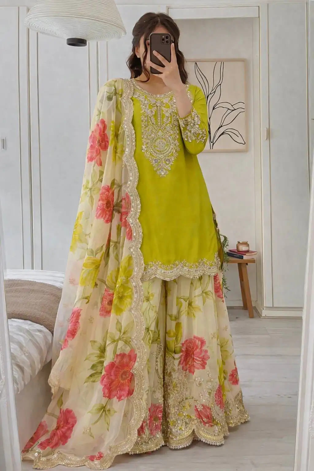 ZC 8011 Green Chinon Silk Salwar Suit with Embroidery Work & Sequins Work. Get it for ₹2399. Delivery 4-6 Working Days. Shop now. | Jump Suits, Salwar suit, Casual Suits, Creative suits, Designer Suits, Palazzo Suits, Party Wear Suits, Patiala Suits, Straight Suits