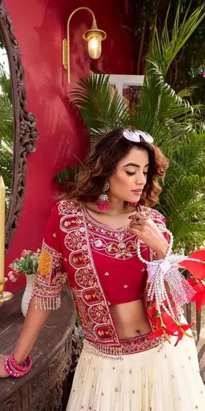 Ram 172 Pink in Color Vichitra Silk Embroidery Work Lehenga Choli . Now at just ₹2649. Delivery 4-6 Working Days. Shop now. | Lehenga, Bollywood Lehenga, Creative Lehenga, Designer Lehenga, Embroidered Lehenga, Party Wear Lehenga