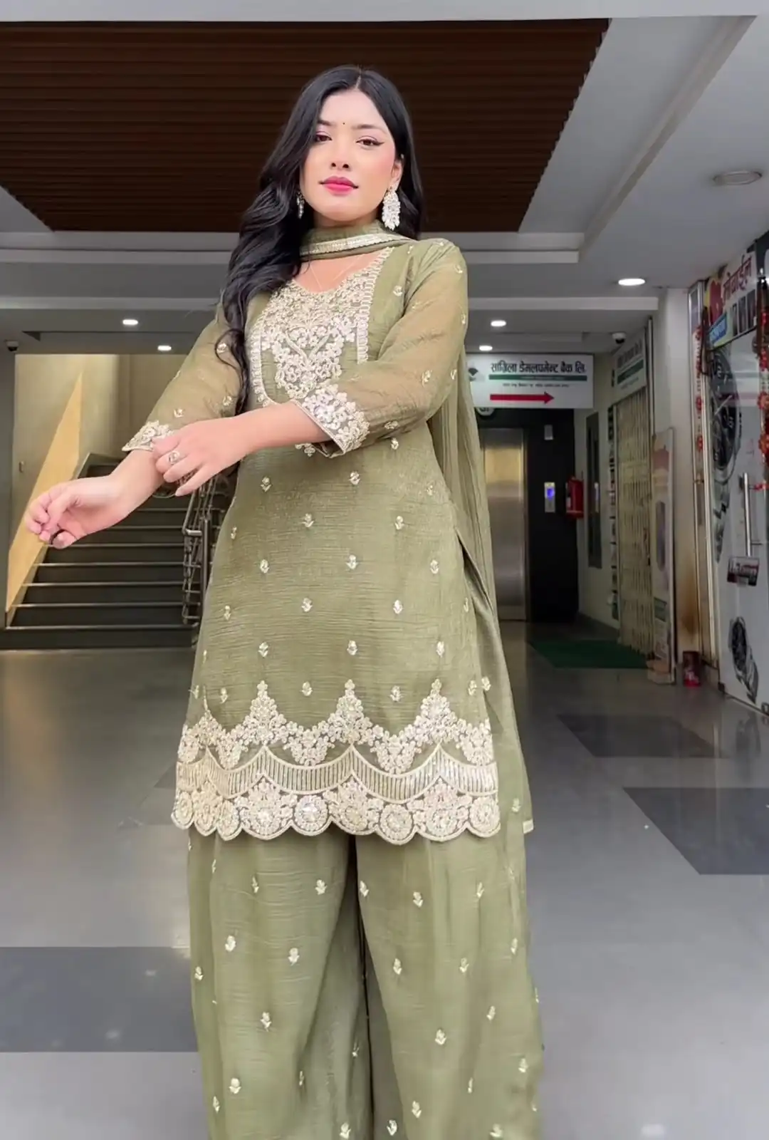 NF 1275 Pista Crunchy Silk Salwar Suit Perfect for Wedding, Party, Sangeet, Anniversary, Housewarming Introductory Price ₹2399. Delivery 4-6 | Jump Suits, Salwar suit, Casual Suits, Creative suits, Designer Suits, Palazzo Suits, Party Wear Suits, Patiala Suits, Straight Suits
