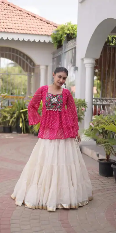 KA 5074 Pink Kora Cotton Lehenga Choli erfect for Wedding, Party, Haldi, Traditional Day, Makar Sankranti – . Special Price ₹2849. Delivery 4-6 Working | Lehenga, Bollywood Lehenga, Creative Lehenga, Designer Lehenga, Embroidered Lehenga, Party Wear Lehenga