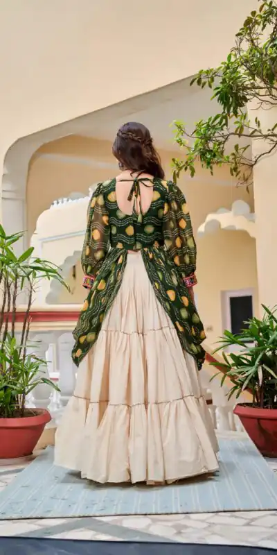 Ram 131 Green in Pure Cotton Mirror Work & Gamthi Work Lehenga Choli . Exclusive Offer ₹2949. Delivery 4-6 Working Days. Shop now. | Lehenga, Bollywood Lehenga, Creative Lehenga, Designer Lehenga, Embroidered Lehenga, Party Wear Lehenga