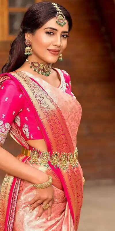 KP 6084 Peach Soft Lichi Silk Saree with Lace Work & Lace Border. Introductory Price ₹1449. Delivery 4-6 Working Days. Shop now. | Sarees, Bollywood Sarees, Creative Sarees, Designer Sarees, Embroidered Sarees, Ethnic Saree, Modern Digital sarees, Party Wear Sarees