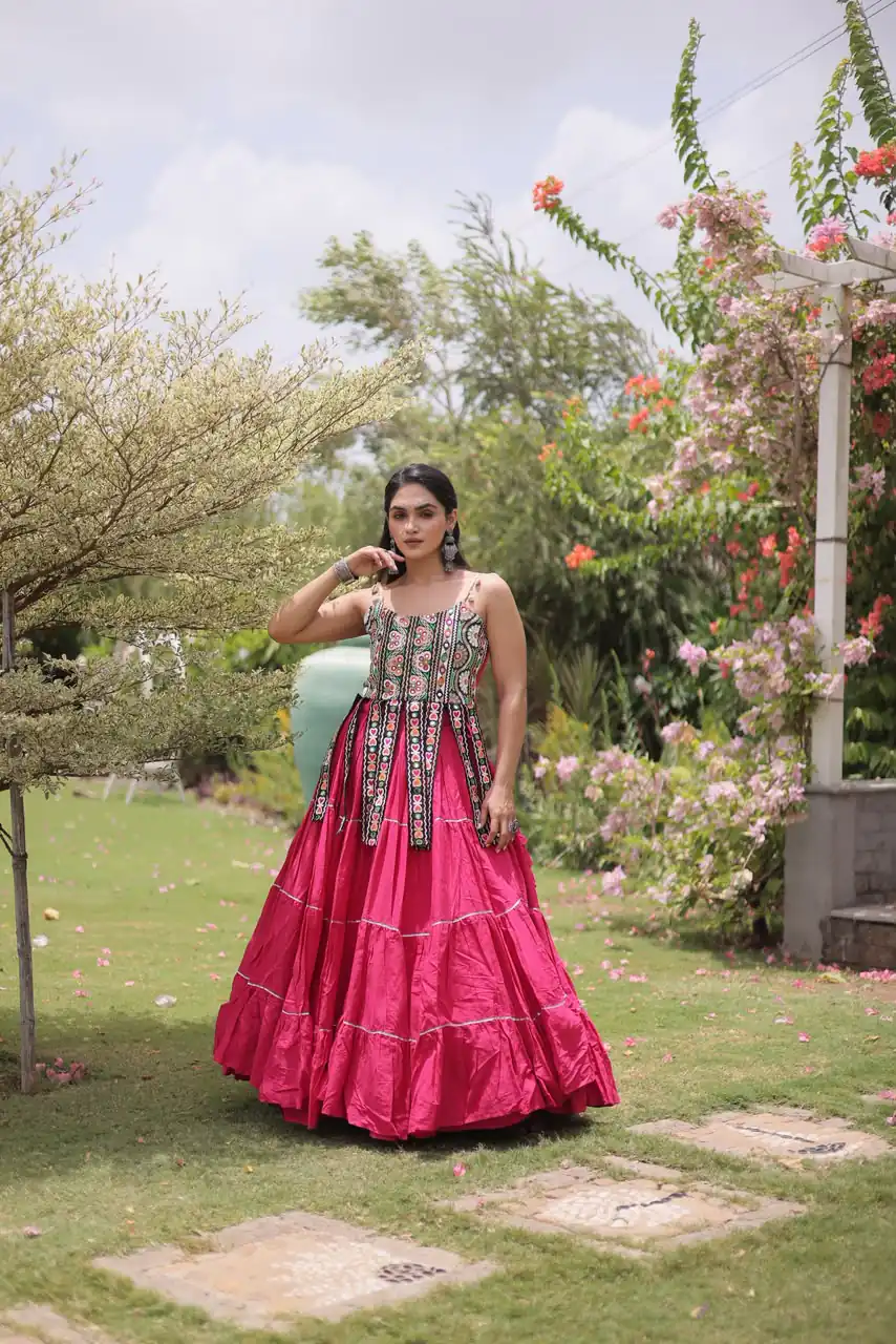 KA 5075 Pink Kora Cotton Lehenga Choli erfect for Wedding, Party, Haldi, Traditional Day, Makar Sankranti – . Special Price ₹2899. Delivery 4-6 Working | Lehenga, Bollywood Lehenga, Creative Lehenga, Designer Lehenga, Embroidered Lehenga, Party Wear Lehenga