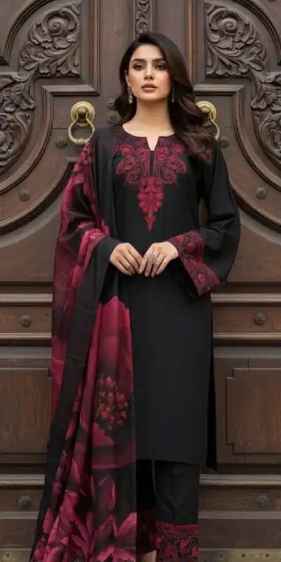 ST 242 Black Roman Silk Salwar Suit with Sequins Work & Embroidery Work. Available at ₹2099 only. Delivery 4-6 Working Days. Shop now. | Jump Suits, Salwar suit, Casual Suits, Creative suits, Designer Suits, Palazzo Suits, Party Wear Suits, Patiala Suits, Straight Suits