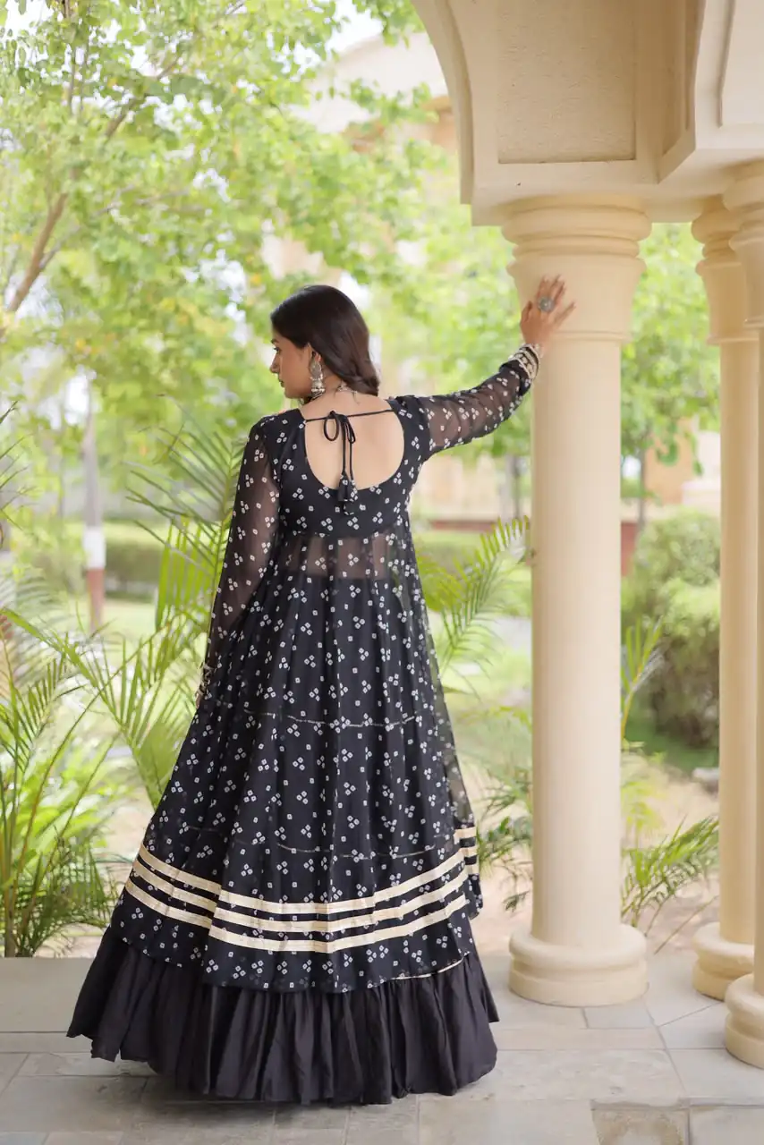 KA 5081 Black| Faux Georgette Lehenga Choli with Embroidery Work & Lace Work. Special Price ₹3099. Delivery 4-6 Working Days. Shop now. | Lehenga, Bollywood Lehenga, Creative Lehenga, Designer Lehenga, Embroidered Lehenga, Party Wear Lehenga
