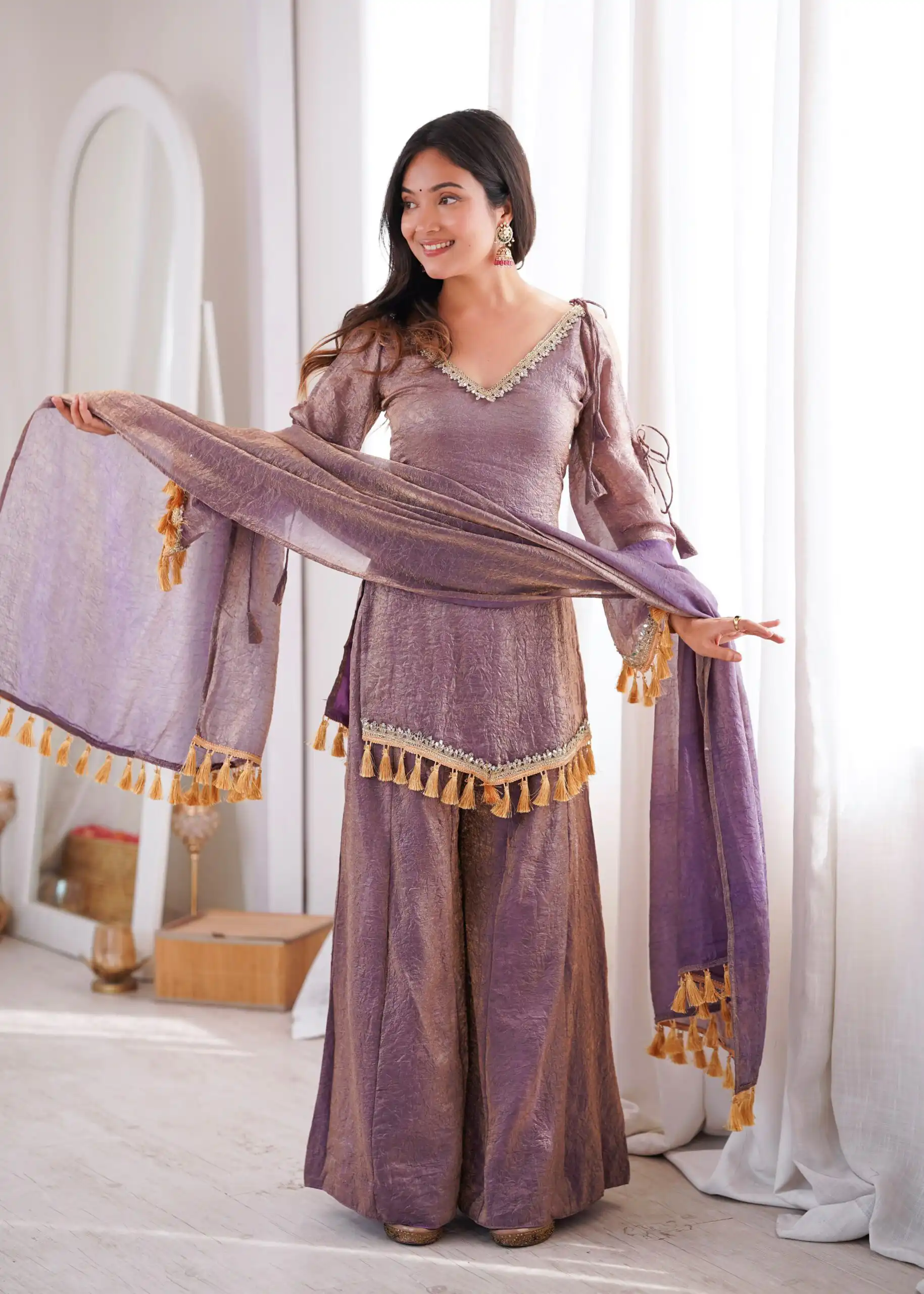 SRK 5357 Lavender Doremon Crush Salwar Suit Perfect for Wedding, Party, Traditional Day, Baisakhi, Karwa Chauth – . Exclusive Offer ₹2099. Delive | Jump Suits, Salwar suit, Casual Suits, Creative suits, Designer Suits, Palazzo Suits, Party Wear Suits, Patiala Suits, Straight Suits