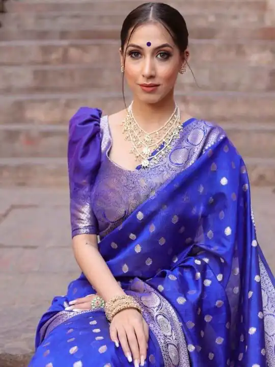 KP 7000 Blue Soft Lichi Silk Cloth Saree Perfect for Wedding, Party, Family Gatherings, Sangeet, Ethnic Day – . Festive Deal ₹1549. Delivery 4-6 Working | Sarees, Bollywood Sarees, Creative Sarees, Designer Sarees, Embroidered Sarees, Ethnic Saree, Modern Digital sarees, Party Wear Sarees