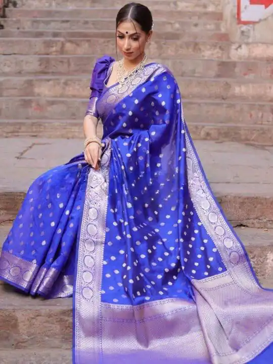 KP 7000 Blue Soft Lichi Silk Cloth Saree Perfect for Wedding, Party, Family Gatherings, Sangeet, Ethnic Day – . Festive Deal ₹1549. Delivery 4-6 Working | Sarees, Bollywood Sarees, Creative Sarees, Designer Sarees, Embroidered Sarees, Ethnic Saree, Modern Digital sarees, Party Wear Sarees