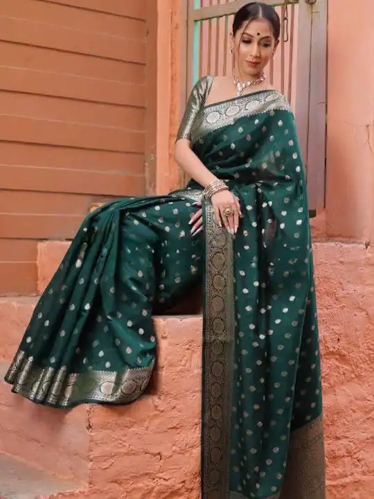 KP 7000 Green Soft Lichi Silk Cloth Saree Perfect for Wedding, Party, Family Gatherings, Sangeet, Ethnic Day – . Festive Deal ₹1549. Delivery 4-6 Working | Sarees, Bollywood Sarees, Creative Sarees, Designer Sarees, Embroidered Sarees, Ethnic Saree, Modern Digital sarees, Party Wear Sarees