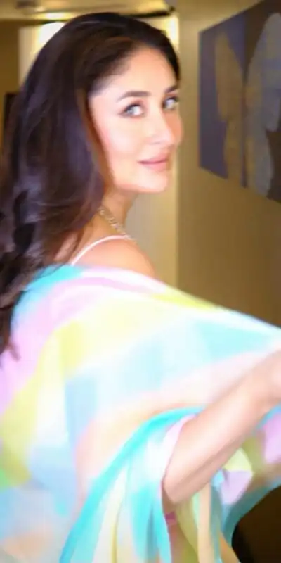 Bright Multi Chiffon Digital Print Work Saree