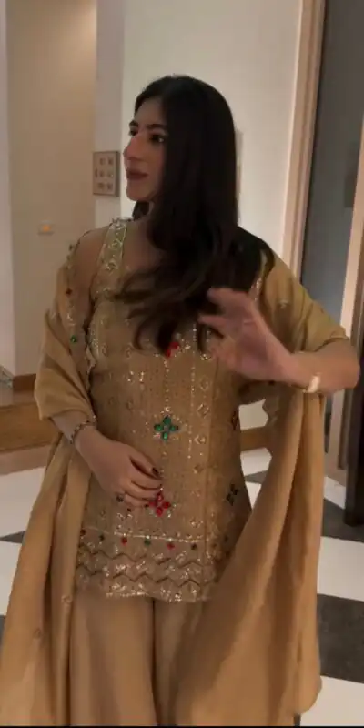 Magical Chiku Chinon Silk Embroidery Work Salwar Suit