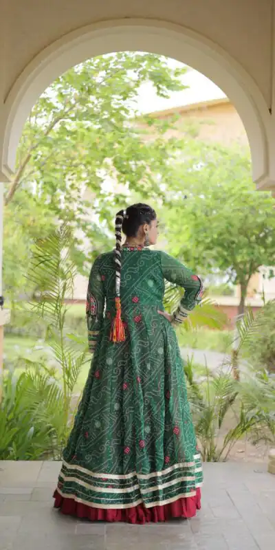 Trendy Red Rayon Patch Work Work Lehenga Choli