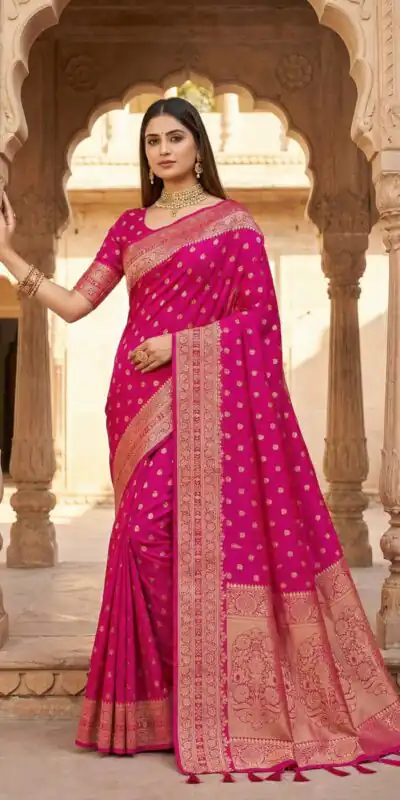 MB 3328 Pink Dolla Silk Saree Perfect for Wedding, Party, Sangeet, Family Gatherings, Karwa Chauth – . Exclusive Offer ₹2199. Delivery 4-6 Working Days. | Sarees, Bollywood Sarees, Creative Sarees, Designer Sarees, Embroidered Sarees, Ethnic Saree, Modern Digital sarees, Party Wear Sarees