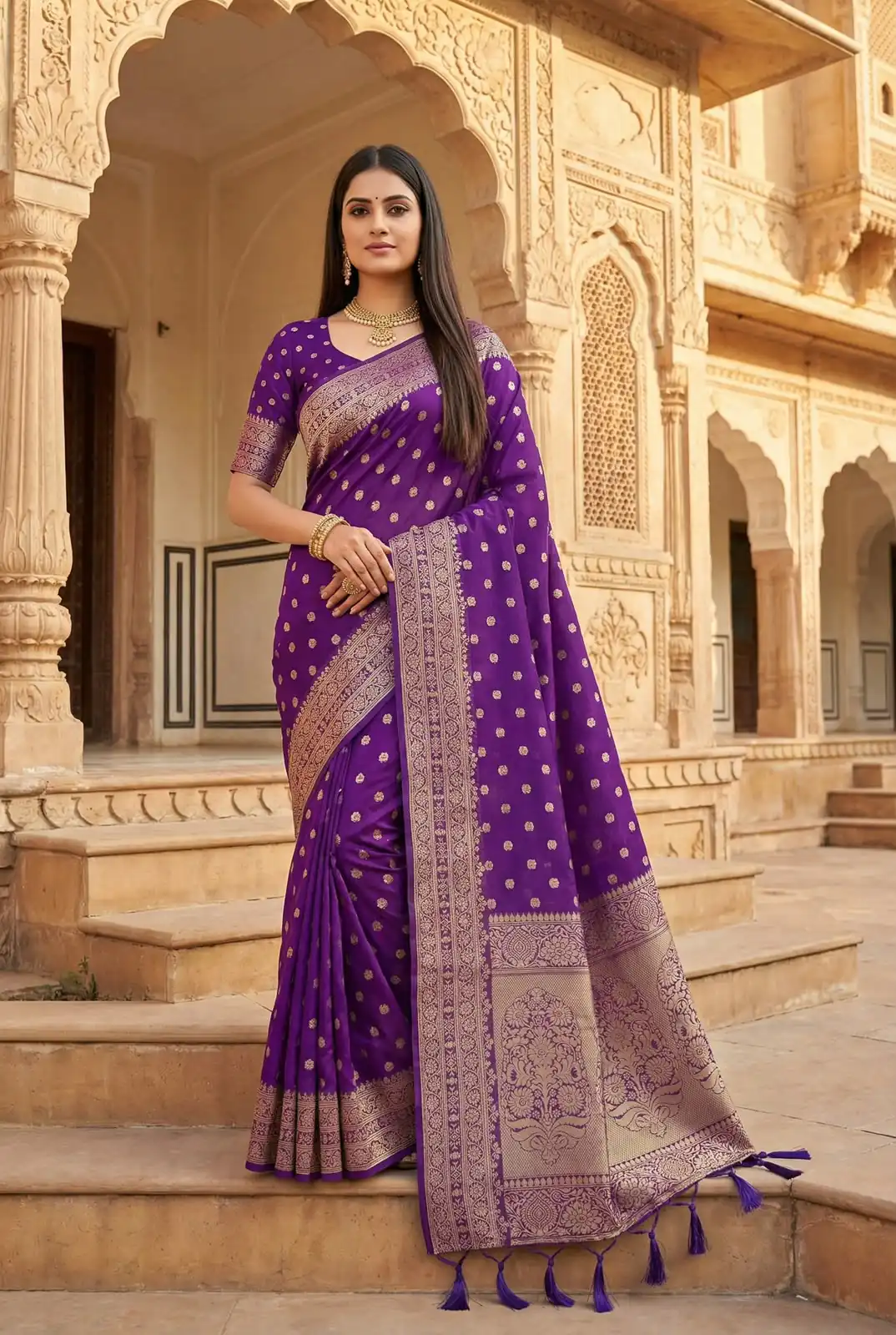 MB 3328 Purple Dolla Silk Saree Perfect for Wedding, Party, Sangeet, Family Gatherings, Karwa Chauth – . Exclusive Offer ₹2199. Delivery 4-6 Working Days. | Sarees, Bollywood Sarees, Creative Sarees, Designer Sarees, Embroidered Sarees, Ethnic Saree, Modern Digital sarees, Party Wear Sarees