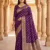 MB 3328 Wine Dolla Silk Saree Perfect for Wedding, Party, Sangeet, Family Gatherings, Karwa Chauth – . Exclusive Offer ₹2199. Delivery 4-6 Working Days. | Sarees, Bollywood Sarees, Creative Sarees, Designer Sarees, Embroidered Sarees, Ethnic Saree, Modern Digital sarees, Party Wear Sarees