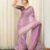 KP 6093 Lavender Color Soft Lichi Silk Jacquard On All Over Saree Casual, Party Wear, Wedding, Events Etc. Expected Delivery 4-6 Working Days @1649/- | Sarees, Bollywood Sarees, Creative Sarees, Designer Sarees, Embroidered Sarees, Ethnic Saree, Modern Digital sarees, Party Wear Sarees