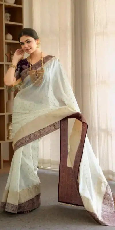 KP 6093 Purple Color Soft Lichi Silk Jacquard On All Over Saree Casual, Party Wear, Wedding, Events Etc. Expected Delivery 4-6 Working Days @1649/- | Sarees, Bollywood Sarees, Creative Sarees, Designer Sarees, Embroidered Sarees, Ethnic Saree, Modern Digital sarees, Party Wear Sarees
