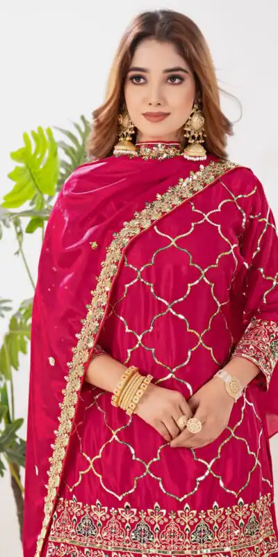 ND 5017 Pink Color Chinon Silk Salwar Suit with Embroidery Work. Online Get it for ₹2319. Delivery 4-6 Working Days. Shop now. | Jump Suits, Salwar suit, Casual Suits, Creative suits, Designer Suits, Palazzo Suits, Party Wear Suits, Patiala Suits, Straight Suits