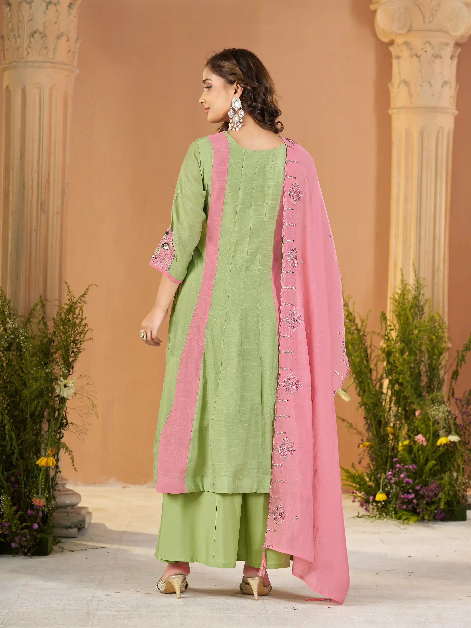 DIVA 186 Pista Mal Chanderi Salwar Suit Perfect for Wedding, Party, Baisakhi, Housewarming, Sangeet – Introductory Price ₹2899. Delivery 4-6 Working D | Jump Suits, Salwar suit, Casual Suits, Creative suits, Designer Suits, Palazzo Suits, Party Wear Suits, Patiala Suits, Straight Suits