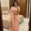 MB 1111 Light Pink Color Organza Silk Saree with Moti Work & Zari Work. Grab it for ₹2399. Delivery 4-6 Working Days. Shop now. | Sarees, Bollywood Sarees, Creative Sarees, Designer Sarees, Embroidered Sarees, Ethnic Saree, Modern Digital sarees, Party Wear Sarees