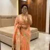 MB 1111 Peach Color Organza Silk Saree with Moti Work & Zari Work. Grab it for ₹2399. Delivery 4-6 Working Days. Shop now. | Sarees, Bollywood Sarees, Creative Sarees, Designer Sarees, Embroidered Sarees, Ethnic Saree, Modern Digital sarees, Party Wear Sarees
