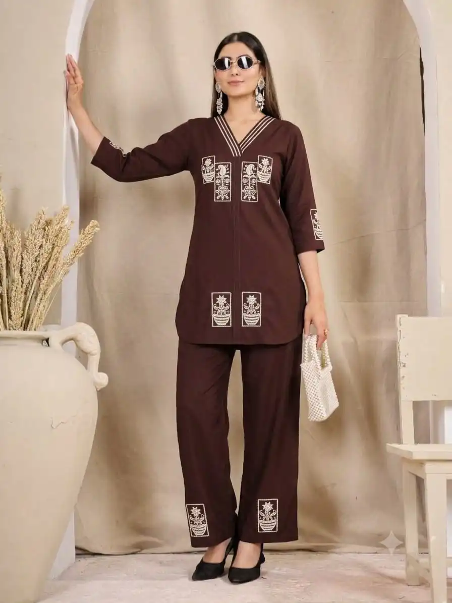 DIVA 197 Dark Brown Slub Rayon Kurti Perfect for Wedding, Party, Housewarming, Makar Sankranti, Pongal – . Price -1999 Delivery 4-6 Working Days. Shop now. | Kurti, Bollywood Kurti, Creative Kurtis, Designer Kurti, Party Wear Kurti, Selfie Kurti