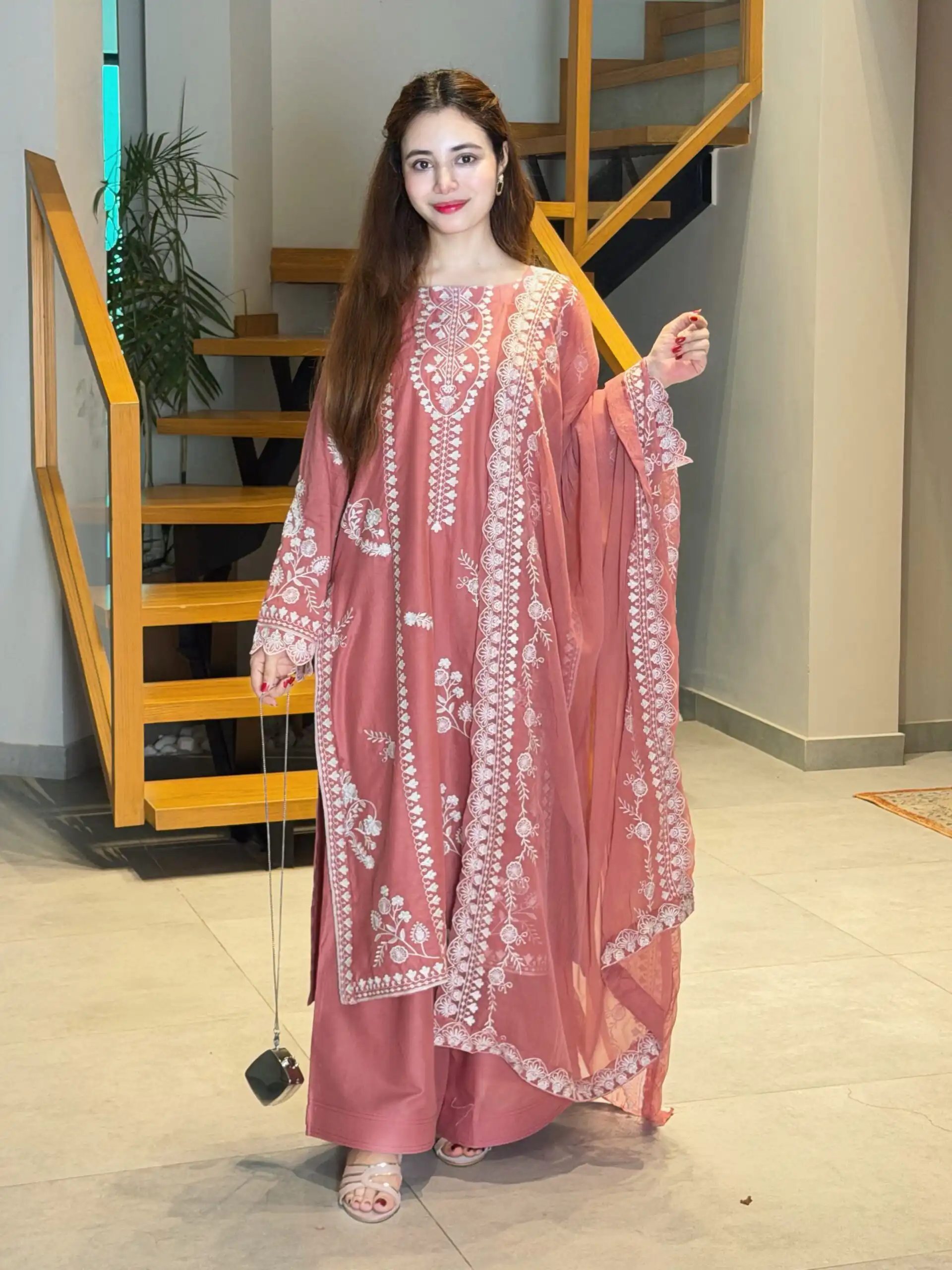 LG 2151 Peach Mul Chanderi Salwar Suit with Embroidery Work & Sequins Work. Festive Deal ₹2399. Delivery 4-6 Working Days. Shop nowp | Jump Suits, Salwar suit, Casual Suits, Creative suits, Designer Suits, Palazzo Suits, Party Wear Suits, Patiala Suits, Straight Suits