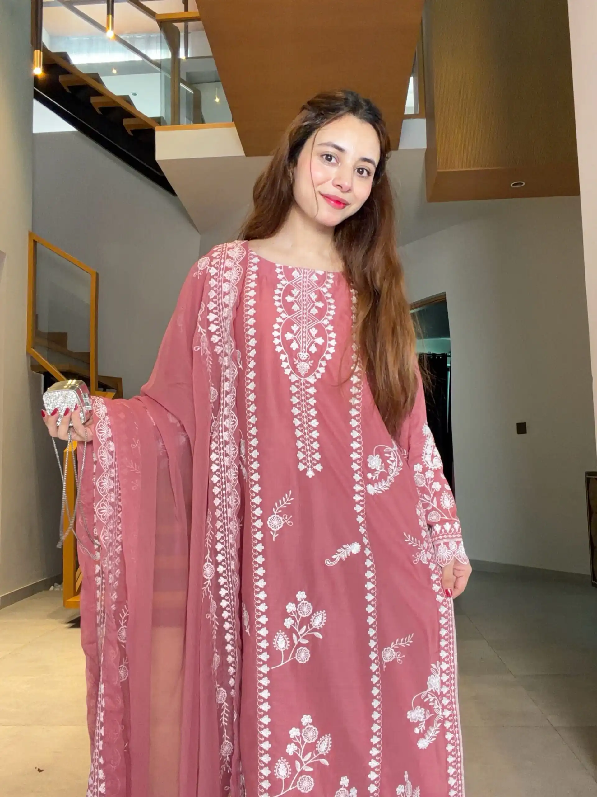 LG 2151 Peach Mul Chanderi Salwar Suit with Embroidery Work & Sequins Work. Festive Deal ₹2399. Delivery 4-6 Working Days. Shop nowp | Jump Suits, Salwar suit, Casual Suits, Creative suits, Designer Suits, Palazzo Suits, Party Wear Suits, Patiala Suits, Straight Suits