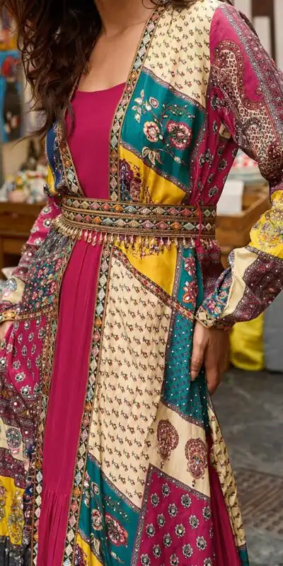FC 20034 Pink Crepe Silk Shrug Suit Perfect for Wedding, Party, Festival Celebrations, Holi, Pooja – . Introductory Price ₹3049. Delivery 4-6 Working | Jump Suits, Salwar suit, Casual Suits, Creative suits, Designer Suits, Palazzo Suits, Party Wear Suits, Patiala Suits, Straight Suits