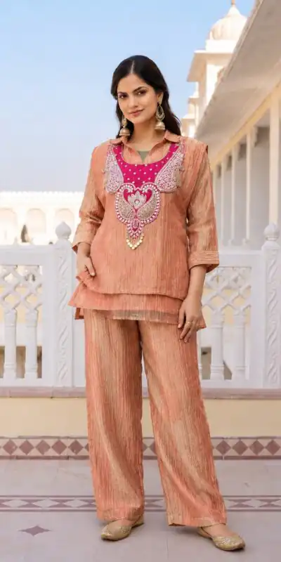 DIVA 180 Rust Colour | Brown Salsa Silk Kurti with Hand Work. Get it for ₹2299. Delivery 4-6 Working Days. Online Shop now. | Kurti, Bollywood Kurti, Creative Kurtis, Designer Kurti, Party Wear Kurti, Selfie Kurti
