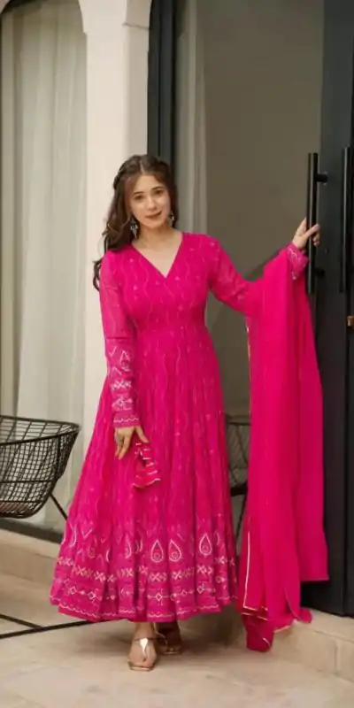 Anarkali dress bollywood hotsell