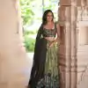 Beautiful Pista Color Chant Crepe Kalamkari Print Lehenga Choli