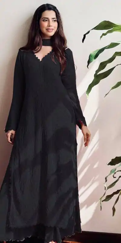BE 170 Black Color Georgette Thread Embroidery Salwar Suit Wedding, Party, Festive events, etc.  Expected Delivery  4-6 Working Days @1999/- | Salwar suit, Casual Suits, Creative suits, Designer Suits, Palazzo Suits, Party Wear Suits, Patiala Suits, Straight Suits