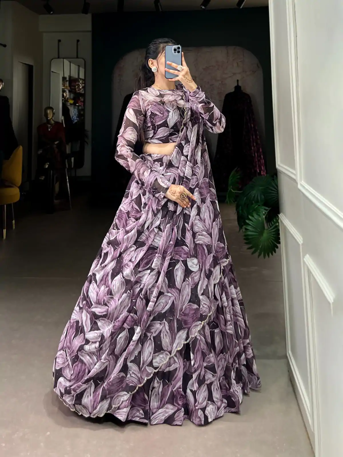 LNB 1027 Coffee Color Tabby Silk Lehenga Choli with Designer Work. Exclusive Offer ₹1999. Delivery 4-6 Working Days. Shop now. | Lehenga, Bollywood Lehenga, Creative Lehenga, Designer Lehenga, Embroidered Lehenga, Party Wear Lehenga